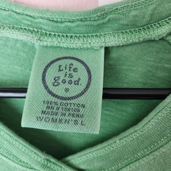 Life is Good Kids Green T-Shirt - Picture 4 of 7
